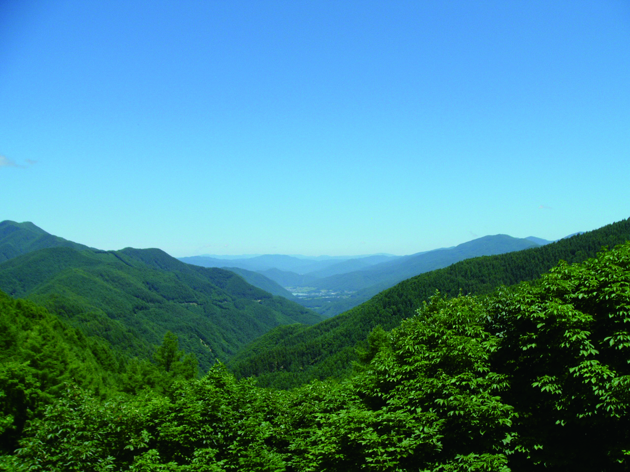 伊那市_分杭峠からの眺望