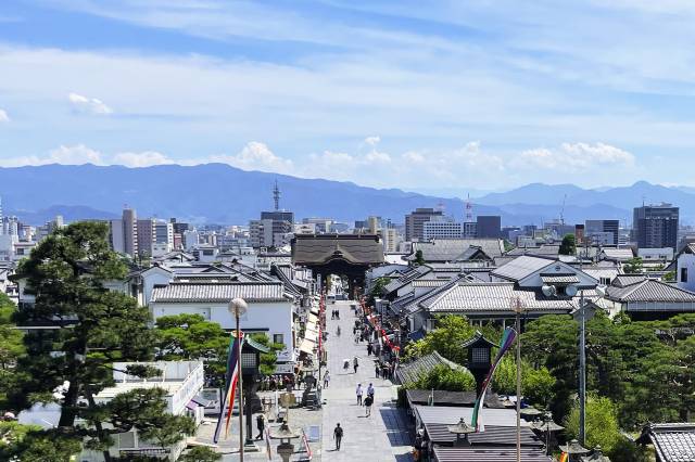 山門_眺望_南側_善光寺