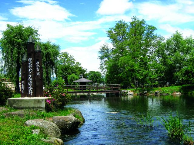 安曇野市_安曇野わさび田湧水群